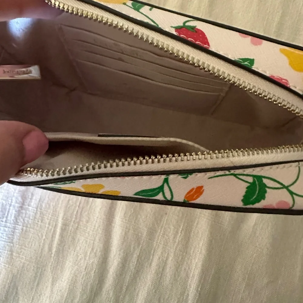 Kate Spade Floral Crossbody Bag - Pink, Orange, Yellow, Green - Picture 6 of 8